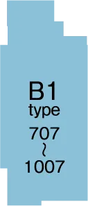 B1 Type 707～1007
