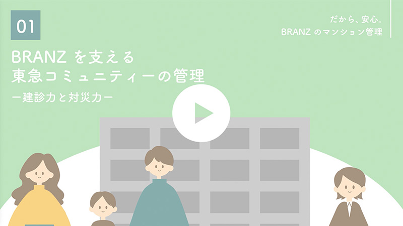 01 BRANZを支える東急コミュニティーの管理