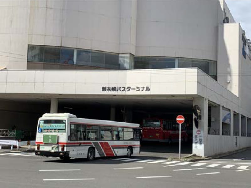 新札幌バスターミナル（徒歩5分/約400m）