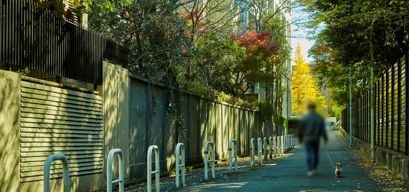 現地周辺の街並(徒歩3分／約240m)