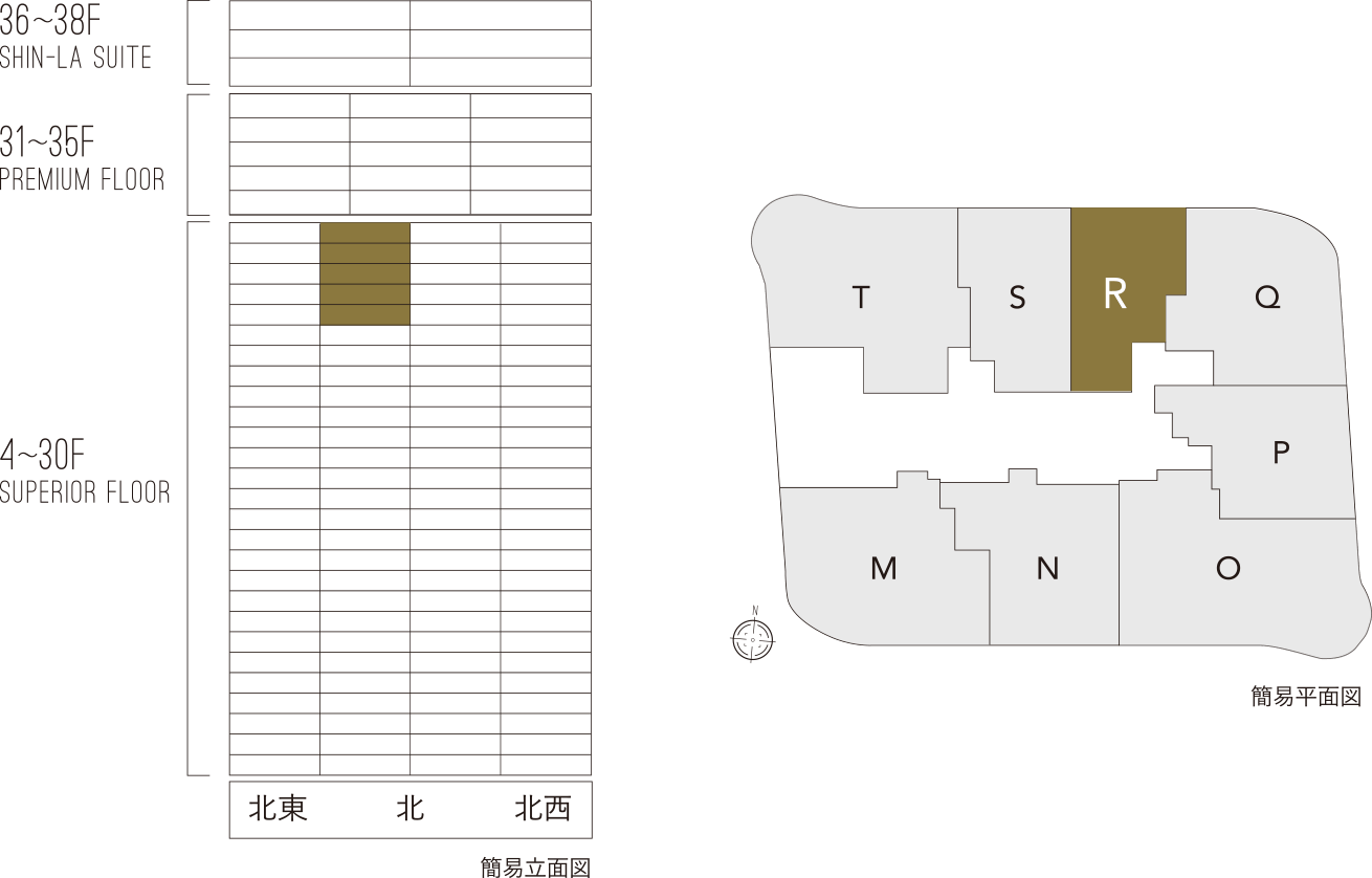 簡易立面図/簡易平面図