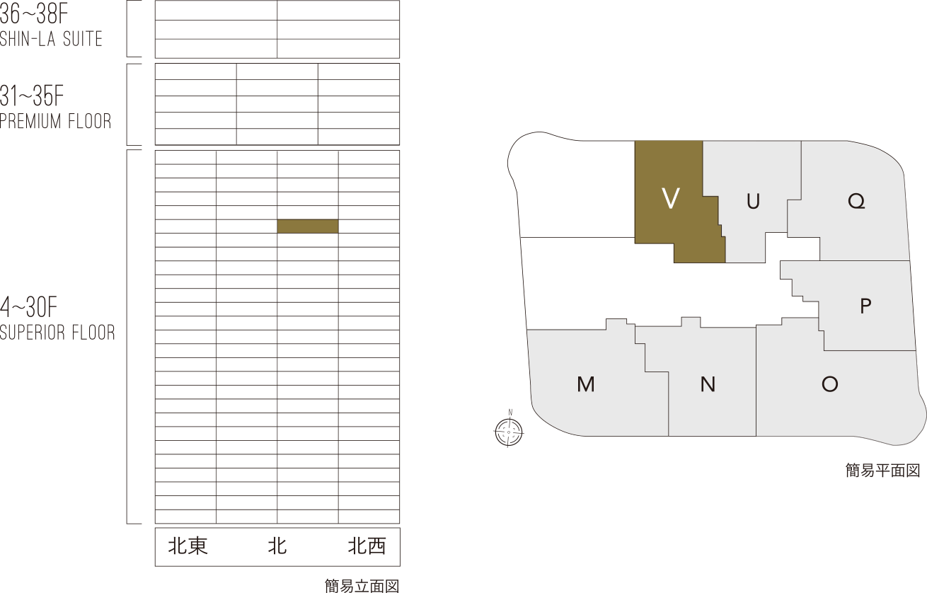 簡易立面図/簡易平面図