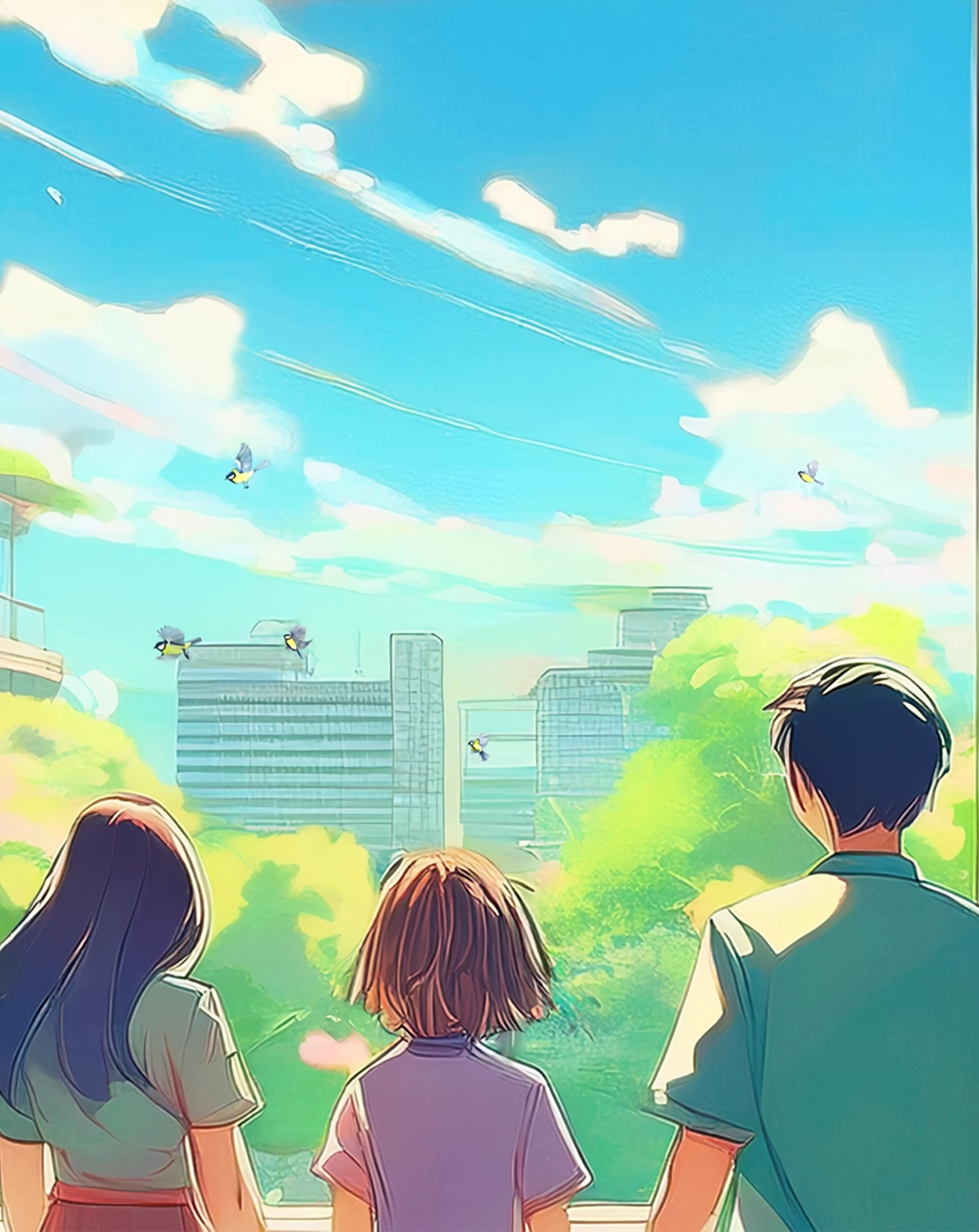 緑広がる風景