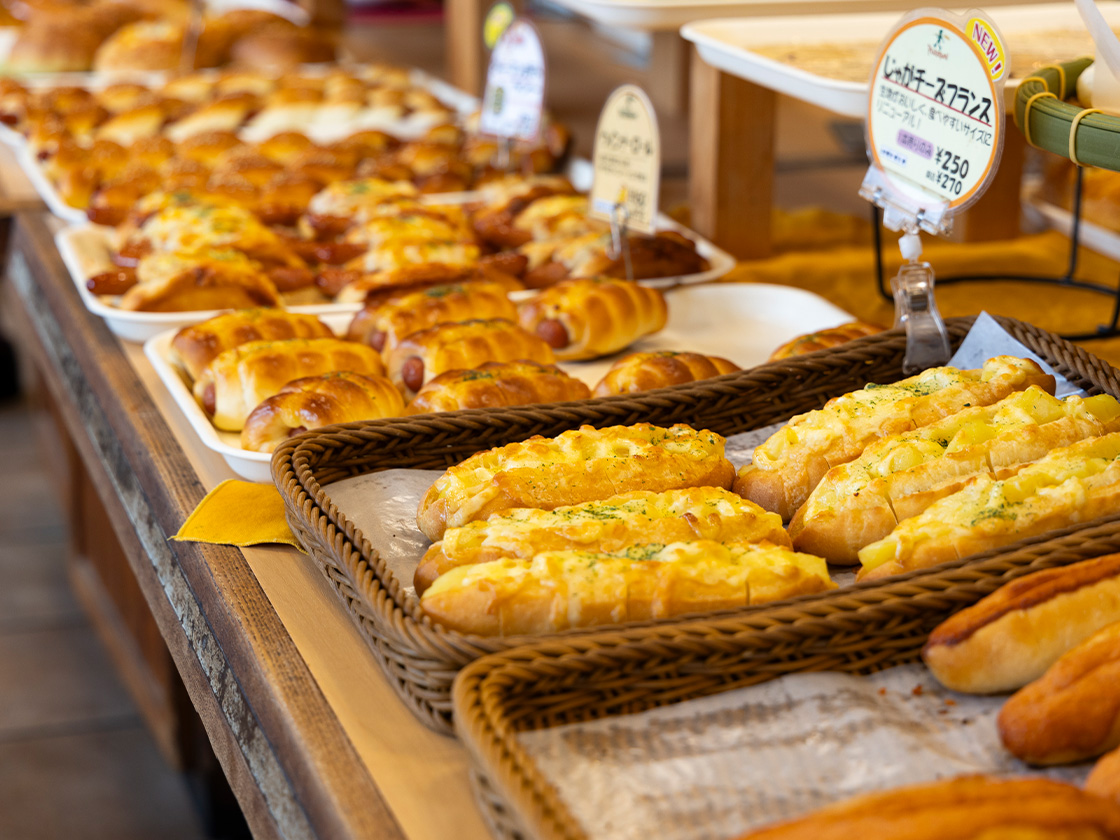 彩りも豊かで美味しそうなパンの数々