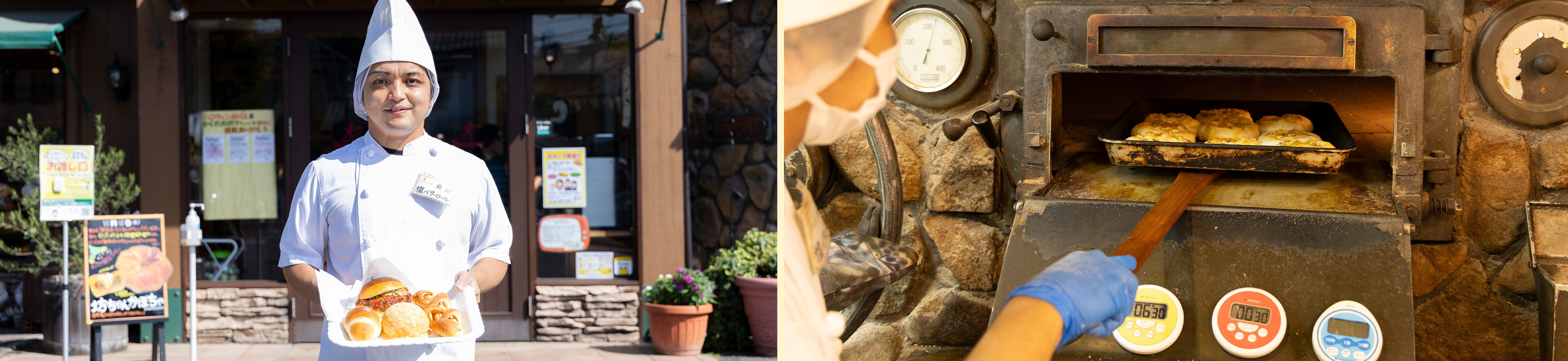 石窯パン工房店店長：桑原祐介さん