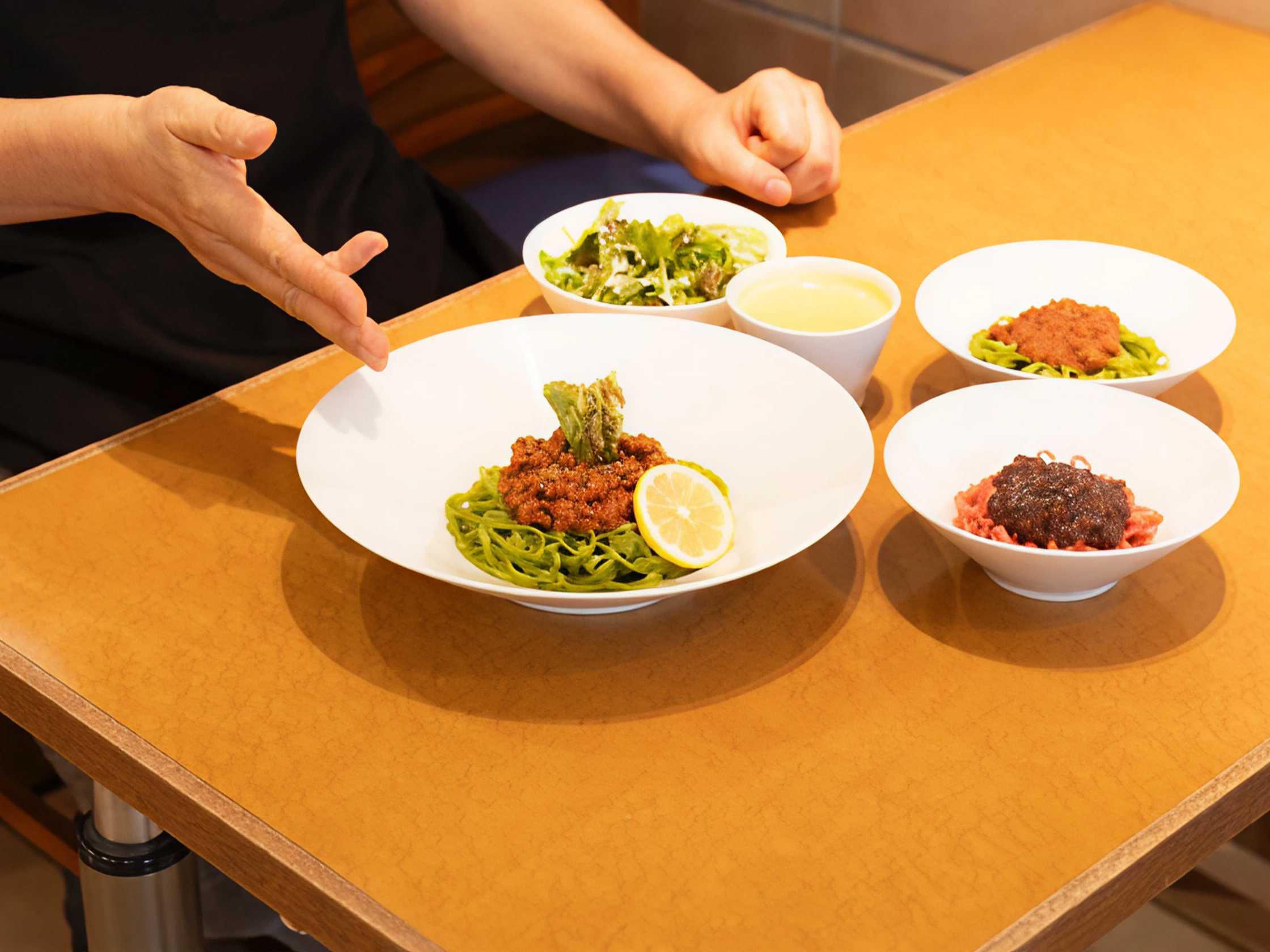 パスタ屋を続けてきて良かったと思う、と語る富樫さん